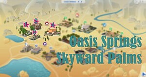 Sims 4 Worlds Oasis Springs Skyward Palms sims 4 cc