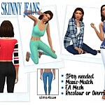Skinny jeans sims 4 cc