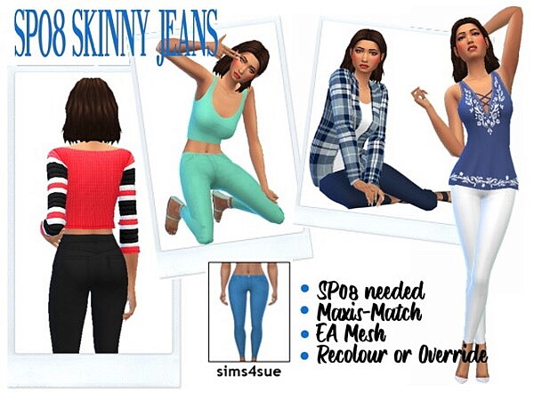 Skinny jeans sims 4 cc