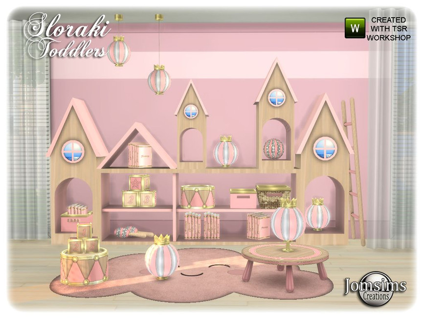 Sloraki toddlers bedroom part 2 by jomsims from TSR