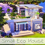 Small Eco House sims 4 cc