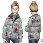 Spring Flower Coat sims 4 cc