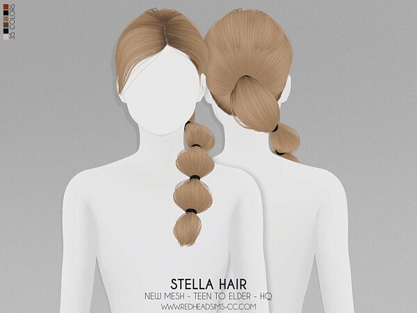 Stella Hair from Red Head Sims