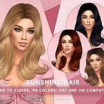 Sunshine Hair sims 4 cc