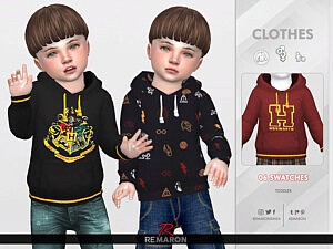 T Harry Potter Hoodie 01 sims 4 cc