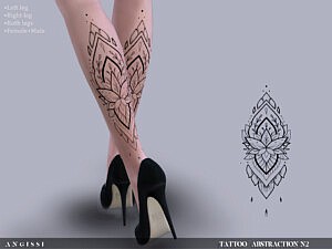 Tattoo Abstraction n2 sims 4 cc