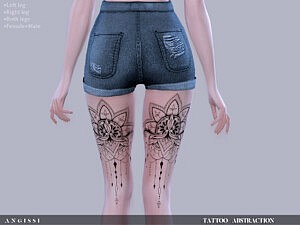 Tattoo Abstraction sims 4 cc