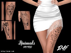 Tattoo Animals sims 4 cc