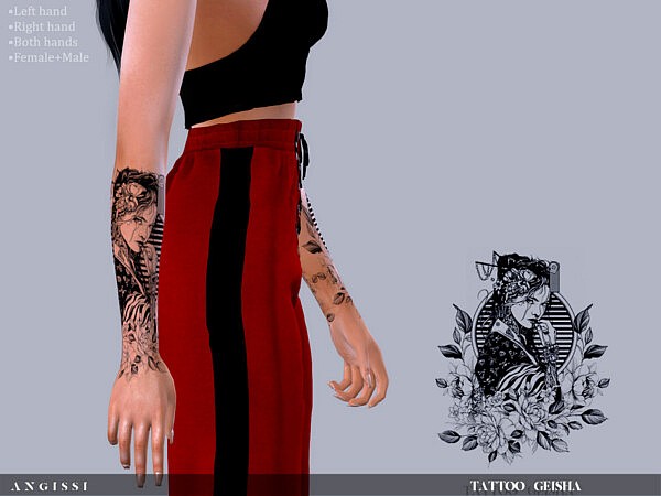 Tattoo Geisha by ANGISSI from TSR