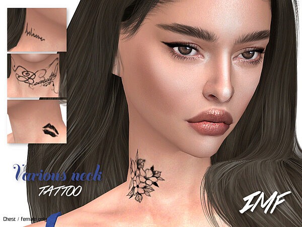 Tattoo Neck Various by IzzieMcFire from TSR