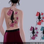 Tattoo The masked girl sims 4 cc