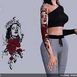 Tattoo Witch sims 4 c