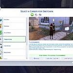 Telegramming Part Time Vintage Career sims 4 cc