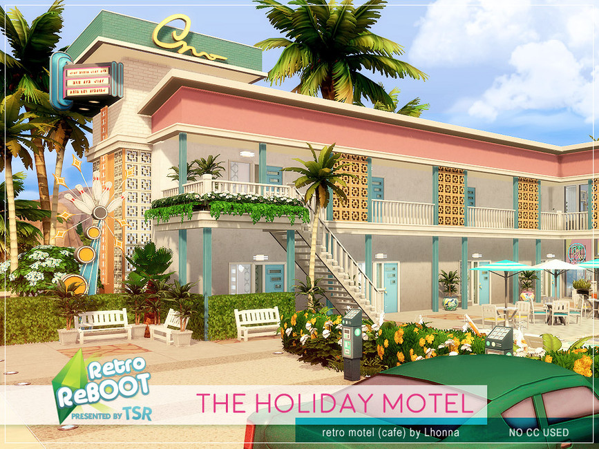 The Holiday Motel by Lhonna from TSR • Sims 4 Downloads