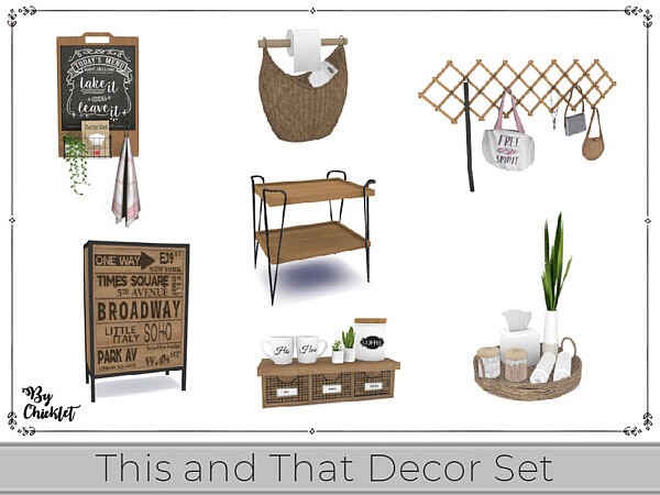 This and That Decor Set by Chicklet from TSR