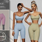 Tia Set Shorts sims 4 cc