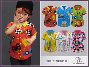 Toddler Shirt RPL 90 sims 4 cc