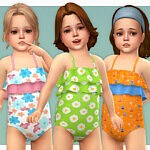 Toddler Swimsuit P13 sims 4 cc