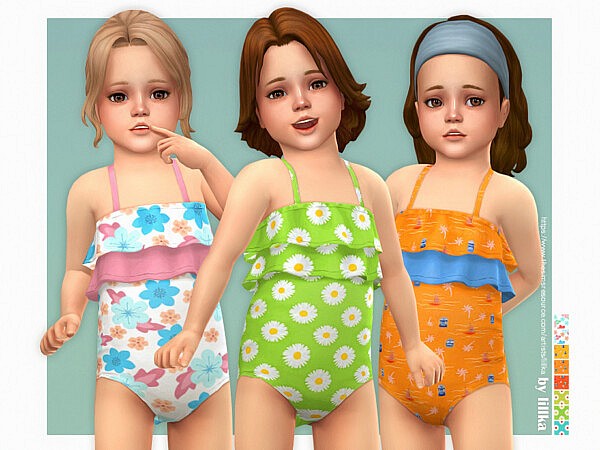 Toddler Swimsuit P13 by lillka from TSR