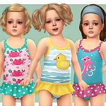 Toddler Swimsuit P14 sims 4 cc