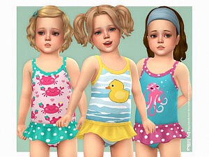 Toddler Swimsuit P14 sims 4 cc
