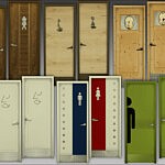 Toilet Doors sims 4 cc