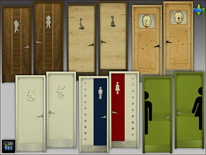 Toilet Doors sims 4 cc