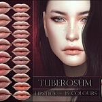 Tuberosum Lipstick sims 4 cc