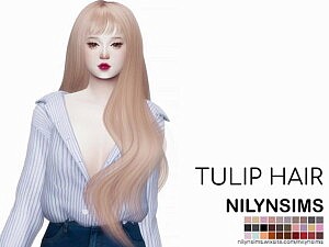 Tulip Hair sims 4 cc