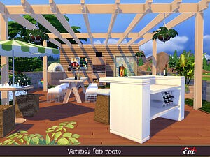 Veranda fun room sims 4 cc