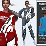 Womens sports sweatshirt sims 4 cc