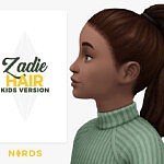 Zadie Hair sims 4 cc