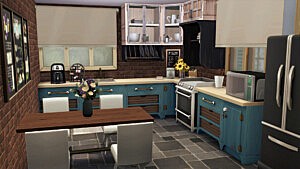 industrial kitchen sims 4 cc