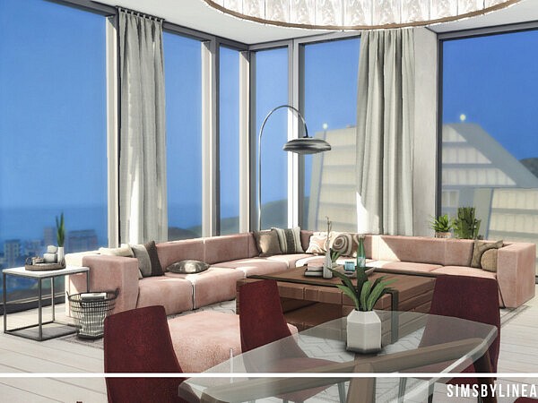 Contemporary Living Room by SIMSBYLINEA from TSR