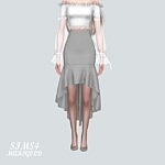 11 U Long Skirt sims 4 cc