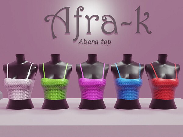 Abena bodice top by akaysims from TSR