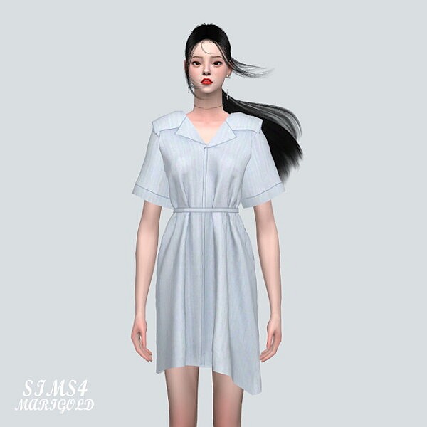 P0 Shirts Mini Dress from SIMS4 Marigold