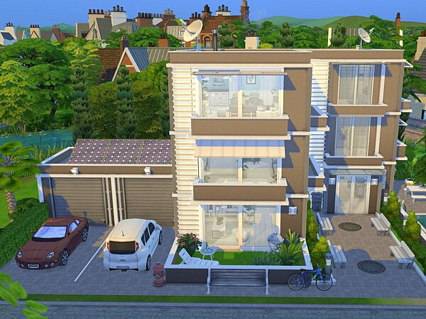 Modern 3 Flat Apartment House by Flubs79 from TSR