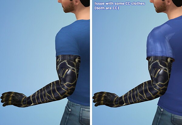 Bucky Barnes metal arm tattoo by winter soldier from Mod The Sims