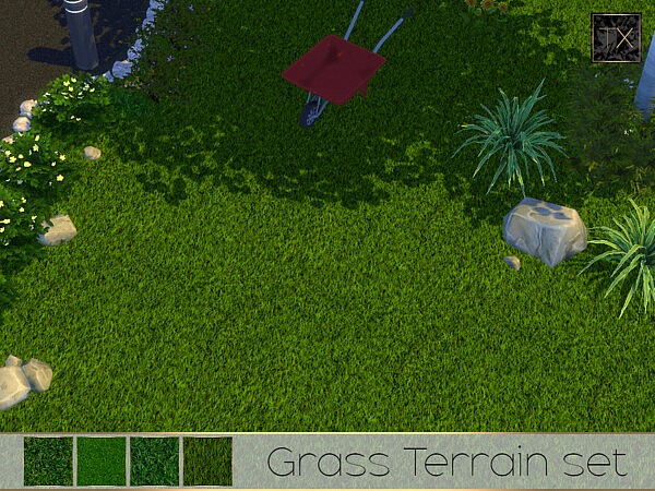 TX Grass Terrain Set by theeaax from TSR