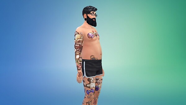 Spooky Tattoo by tigodepresso from Mod The Sims