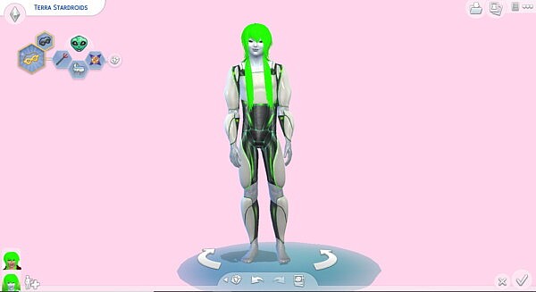 Stardroids Trait by  color system from Mod The Sims
