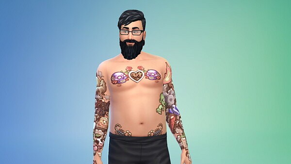 Spooky Tattoo by tigodepresso from Mod The Sims