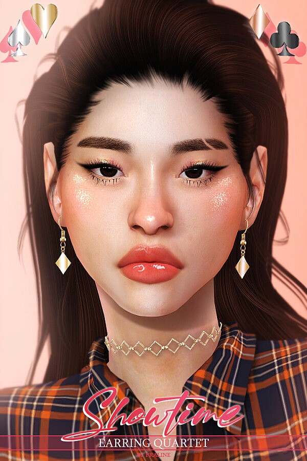 Showtime Earring Quartet from Praline Sims