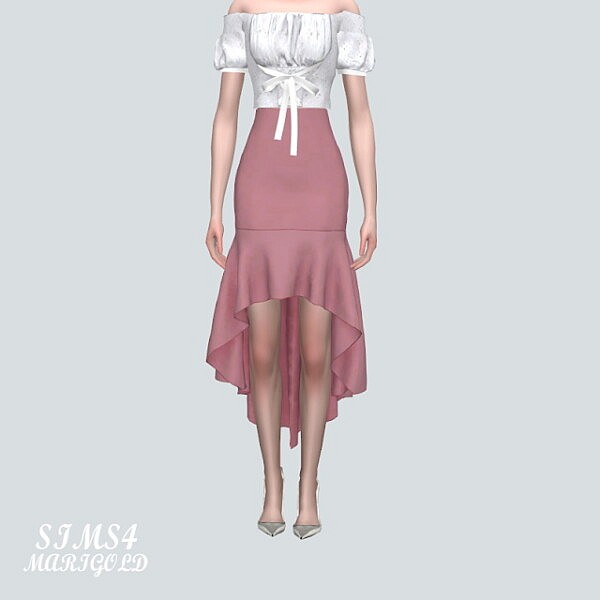 11 U Long Skirt from SIMS4 Marigold