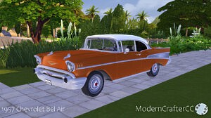 1957 Chevrolet Bel Air sims 4 cc