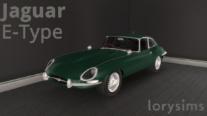 1961 Jaguar E Type sims 4 cc