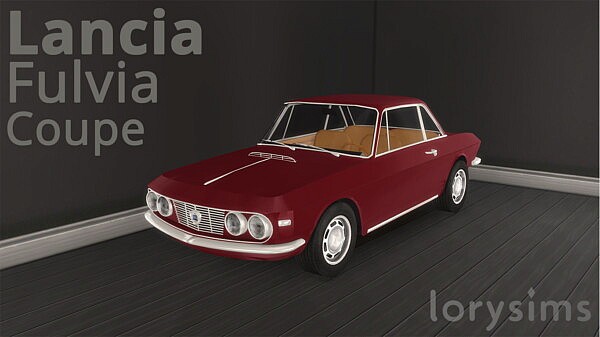 1965 Lancia Fulvia Coupe sims 4 cc
