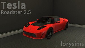 2011 Tesla Roadster 2.5 sims 4 cc