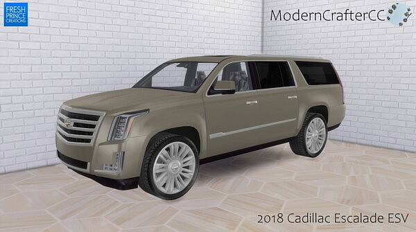 2018 Cadillac Escalade ESV sims 4 cc